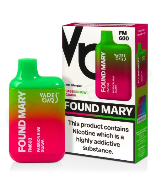 Passion Kiwi Guava Vapes Bars Found Mary Disposabl...