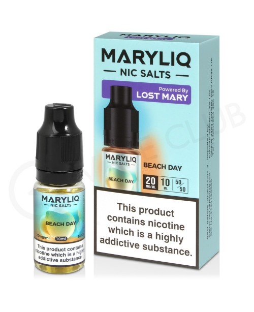 Beach Day Nic Salt E-Liquid by Lost Mary Maryliq