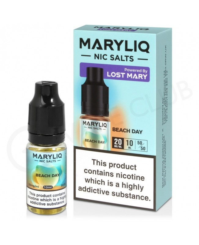 Beach Day Nic Salt E-Liquid by Lost Mary Maryliq