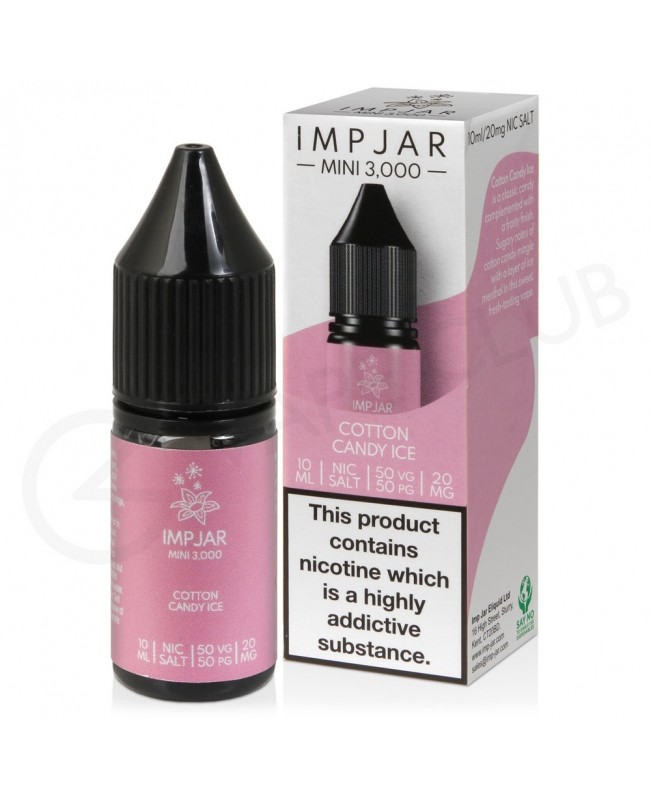 Cotton Candy Ice Nic Salt E-Liquid by Imp Jar