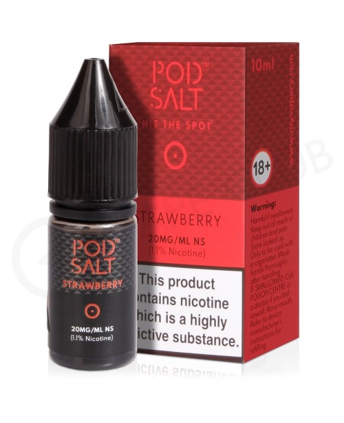 Strawberry Nic Salt E-Liquid by Pod Salt