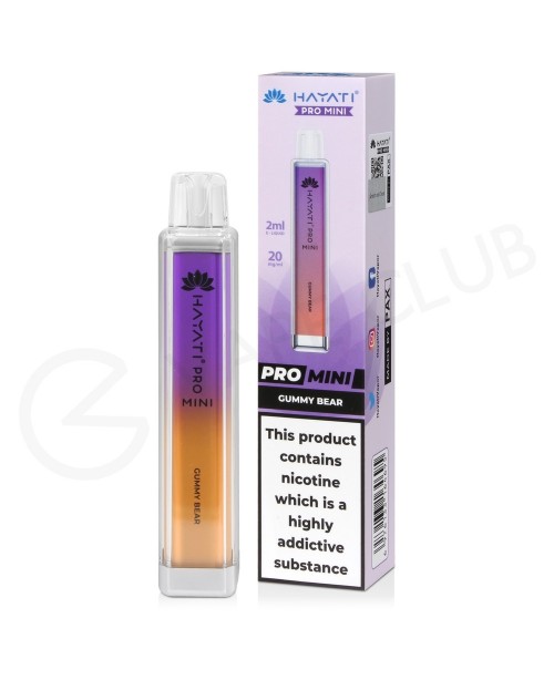 Gummy Bear Hayati Pro Mini 600 Disposable Vape