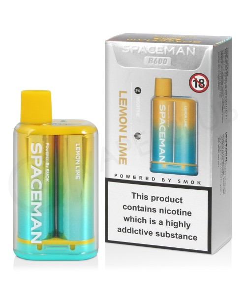 Lemon Lime Spaceman B600 Disposable Vape