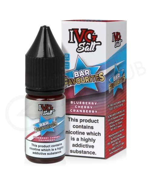 Blueberry Cherry Cranberry Nic Salt E-Liquid by IV...