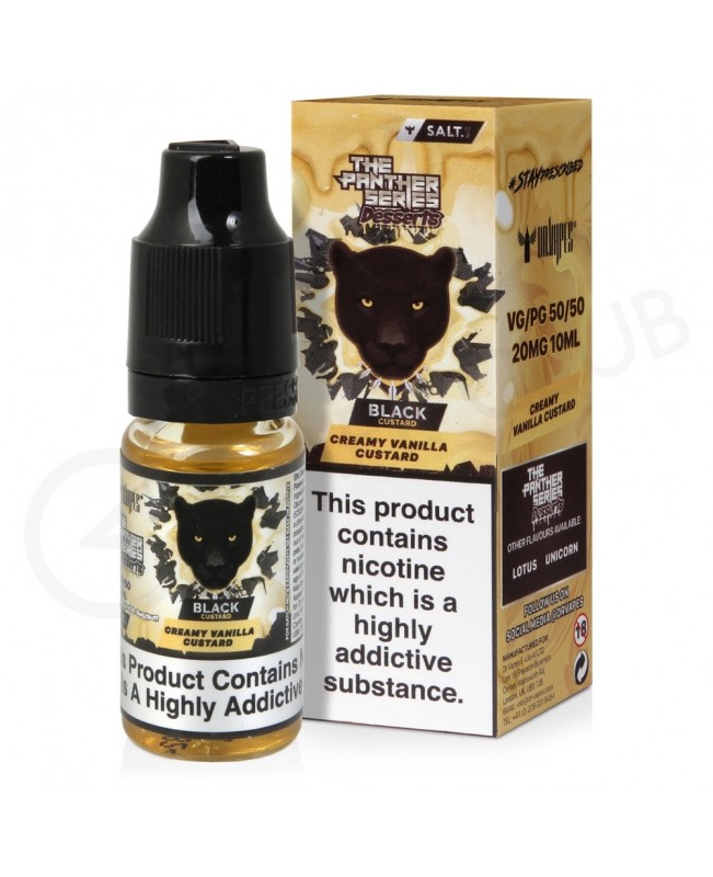 Black Custard Nic Salt E-Liquid by Dr Vapes