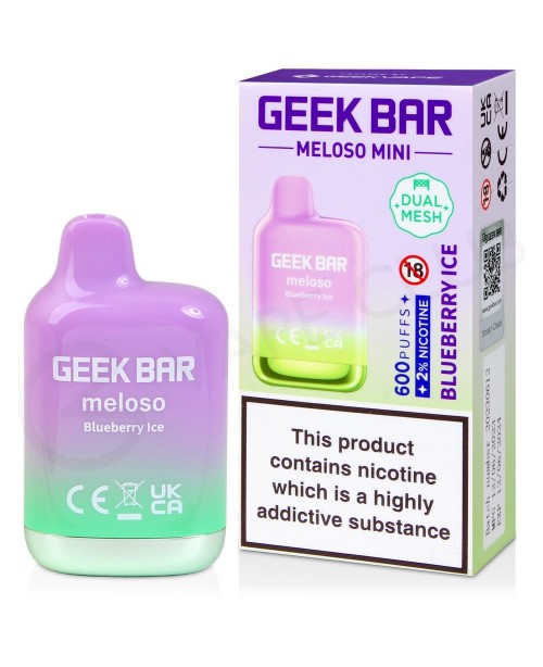 Blueberry Ice Geek Bar Meloso Mini Disposable Vape Blueberry Ice Geek Bar Meloso Mini Disposable Vape