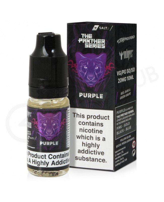 Purple Panther Nic Salt E-Liquid by Dr Vapes