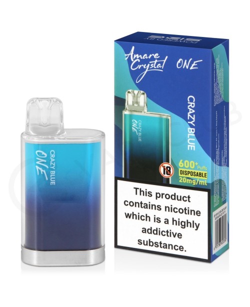 Crazy Blue Amare Crystal One Disposable Vape Crazy Blue Amare Crystal One Disposable Vape