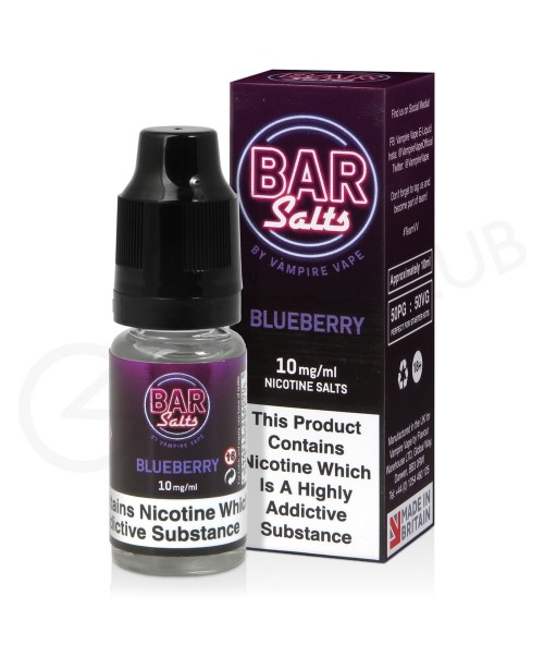 Blueberry Nic Salt E-Liquid by Bar Salts