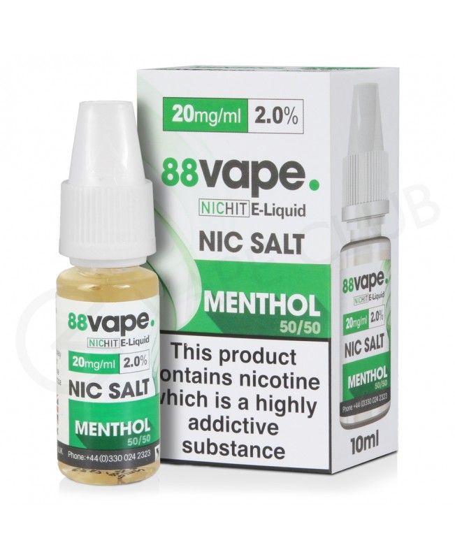 Menthol Nic Salt E-Liquid by 88Vape