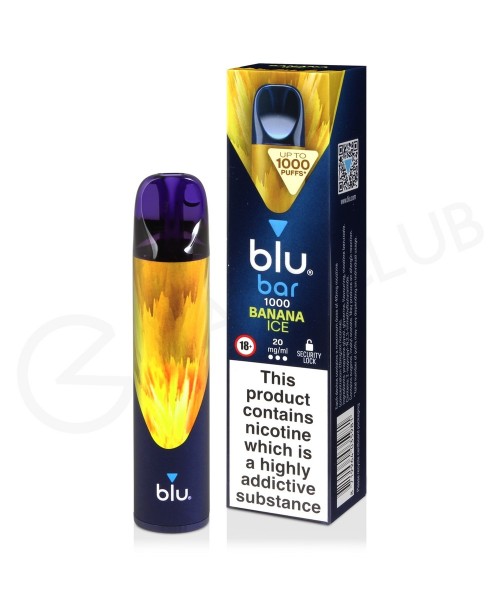 Banana Ice Blu Bar 1000 Disposable Vape Banana Ice Blu Bar 1000 Disposable Vape