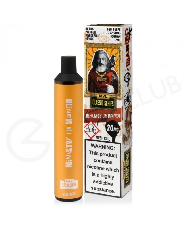 Minister of Mango MVL Classics Disposable Vape