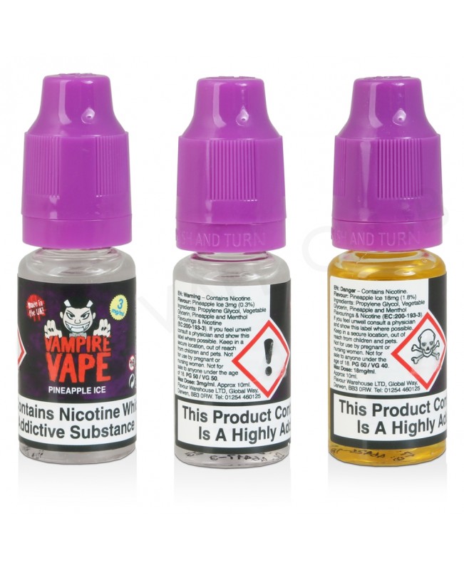 Pineapple Ice E-Liquid by Vampire Vape