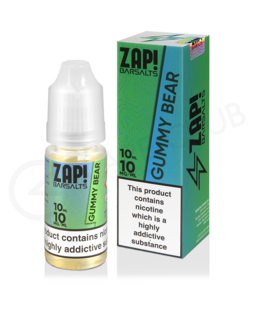 Gummy Bear Nic Salt E-Liquid by Zap Bar Salts