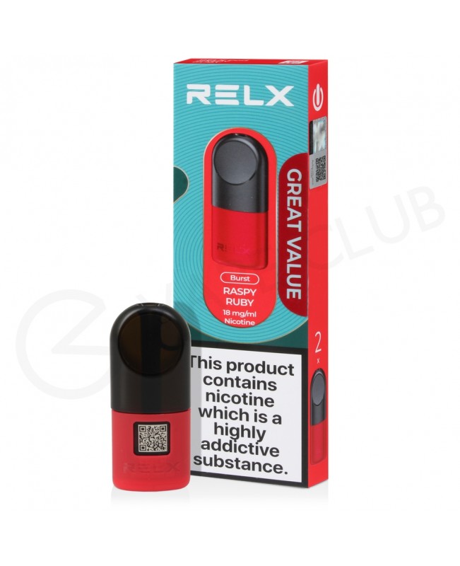 Ruby Raspberry Prefilled Pod by Relx