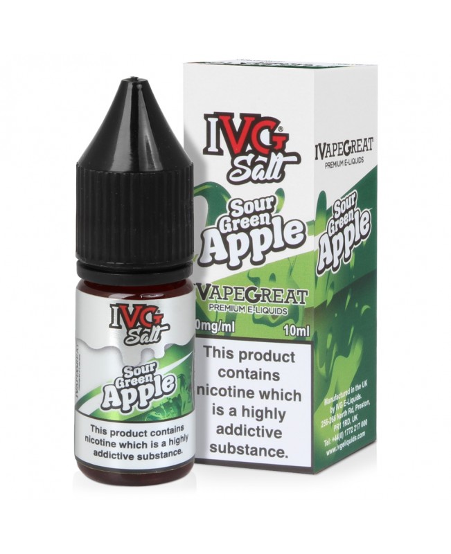 Sour Green Apple Nic Salt E-Liquid by IVG