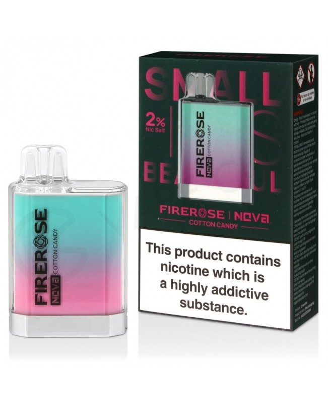 Cotton Candy Elux Firerose Nova 600 Disposable Vape