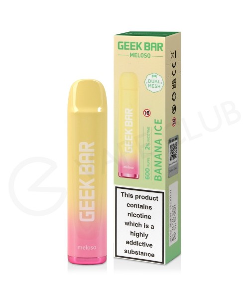 Banana Ice Geek Bar Meloso Disposable Vape Banana Ice Geek Bar Meloso Disposable Vape