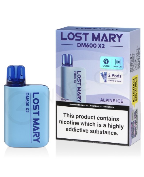 Alpine Ice Lost Mary DM600 X2 Disposable Vape