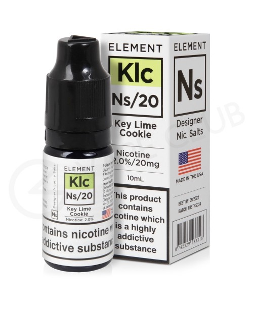 NS20, NS10 & NS5 Key Lime Cookie E-Liquid by E...