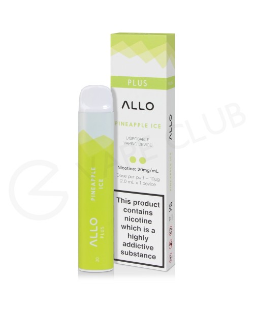 Pineapple Ice Allo Plus Disposable Vape Pineapple Ice Allo Plus Disposable Vape