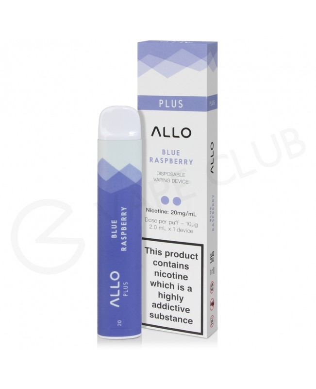 Blue Raspberry Allo Plus Disposable Vape Blue Raspberry Allo Plus Disposable Vape