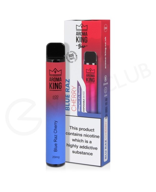 Blue Raz Cherry Aroma King Disposable Vape Blue Raz Cherry Aroma King Disposable Vape