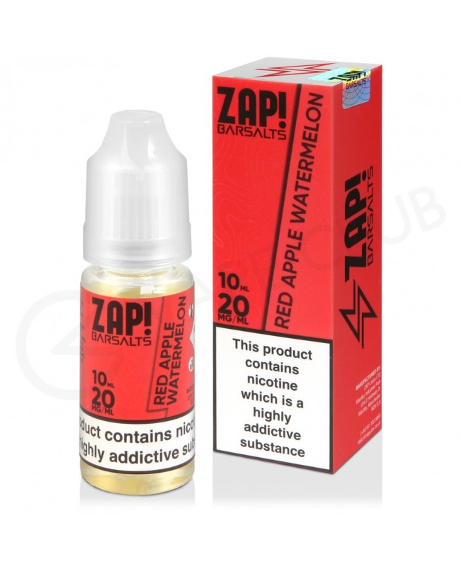 Red Apple Watermelon Nic Salt E-Liquid by Zap Bar Salts