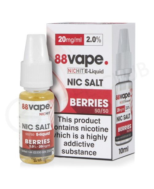 Berries Nic Salt E-Liquid by 88Vape