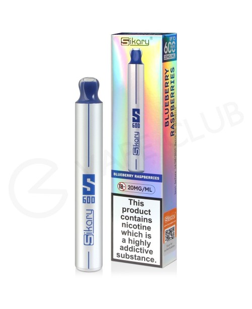Blueberry Raspberries Sikary S600 Disposable Vape