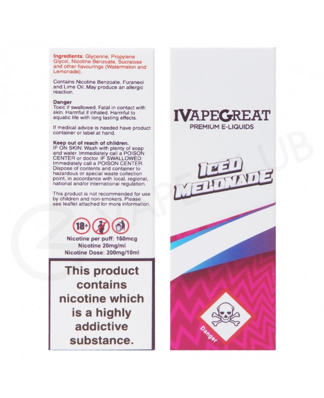 Iced Melonade Nic Salt E-Liquid by IVG Crushed
