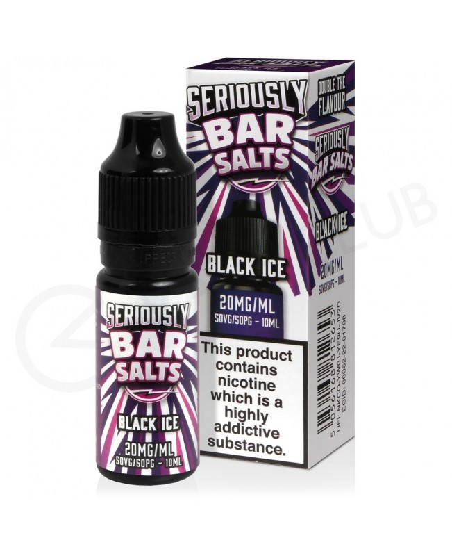 Black Ice Nic Salt E-Liquid by Seriously Bar Salts
