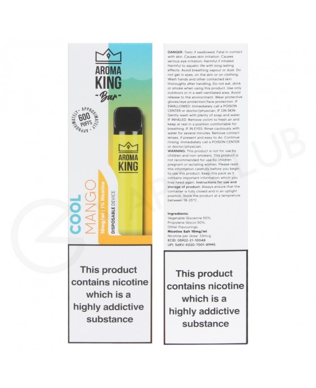 Cool Mango Aroma King Disposable Vape Cool Mango Aroma King Disposable Vape