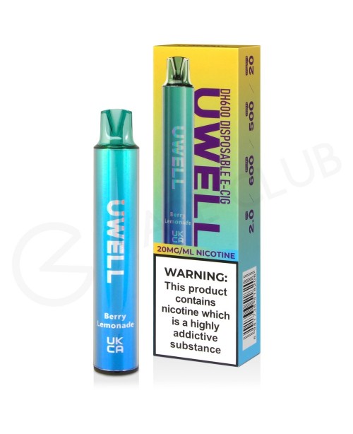 Berry Lemonade Uwell DH600 Disposable Vape Berry Lemonade Uwell DH600 Disposable Vape
