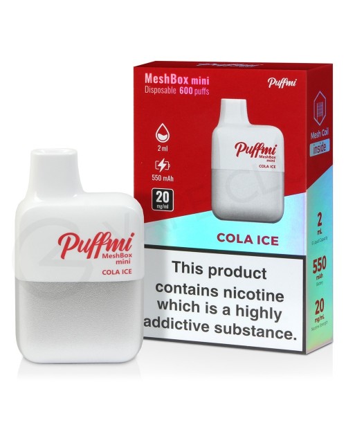 Cola Ice Puffmi Meshbox Mini Disposable Vape