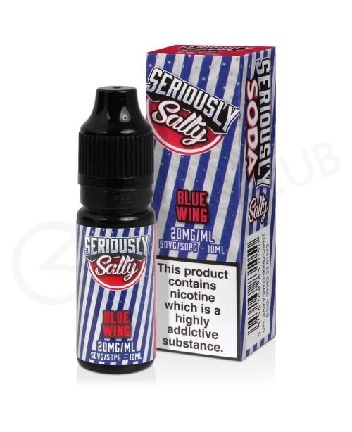 Blue Wing Nic Salt E-Liquid by Seriously Soda