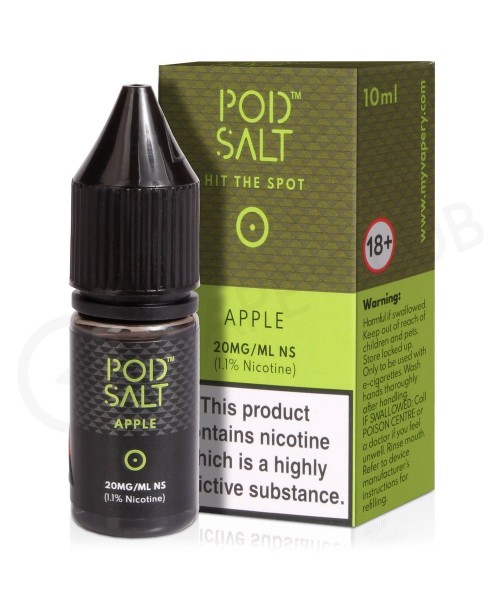 Apple Nic Salt E-Liquid by Pod Salt