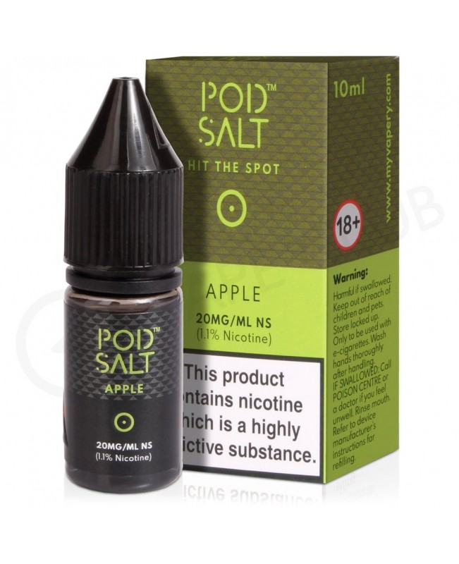 Apple Nic Salt E-Liquid by Pod Salt