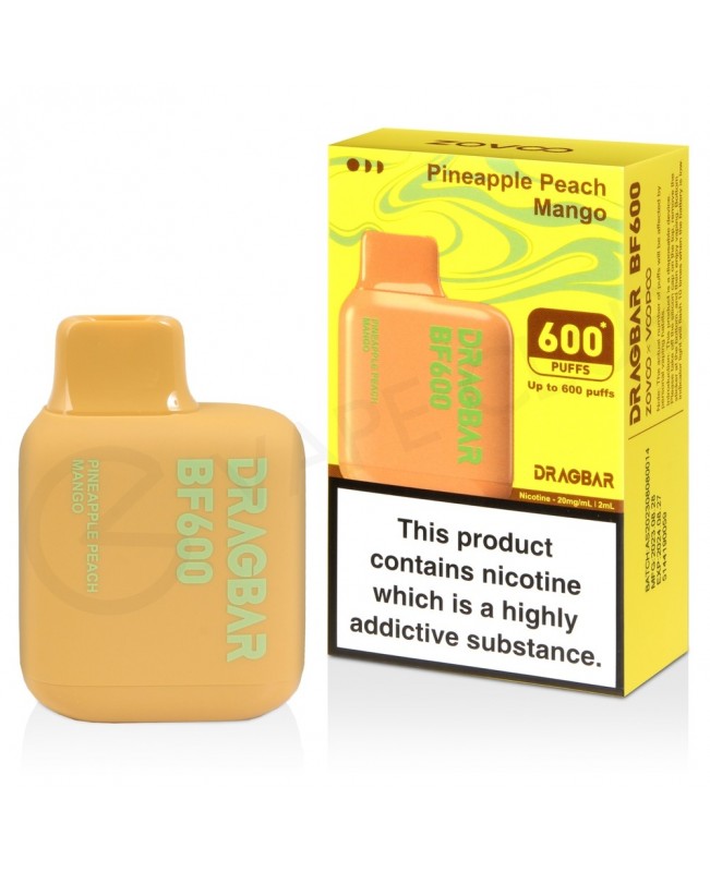 Pineapple Peach Mango Drag Bar BF600 Disposable Vape