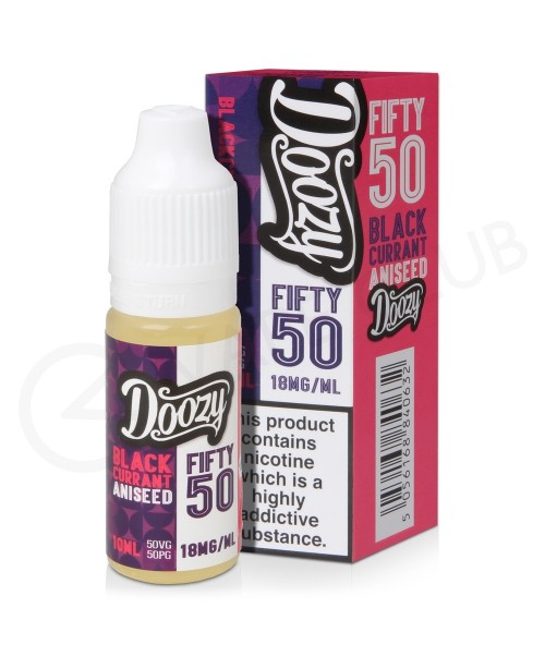 Blackcurrant Aniseed E-Liquid by Doozy Fifty 50