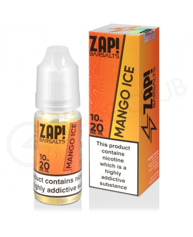 Mango Ice Nic Salt E-Liquid by Zap Bar Salts