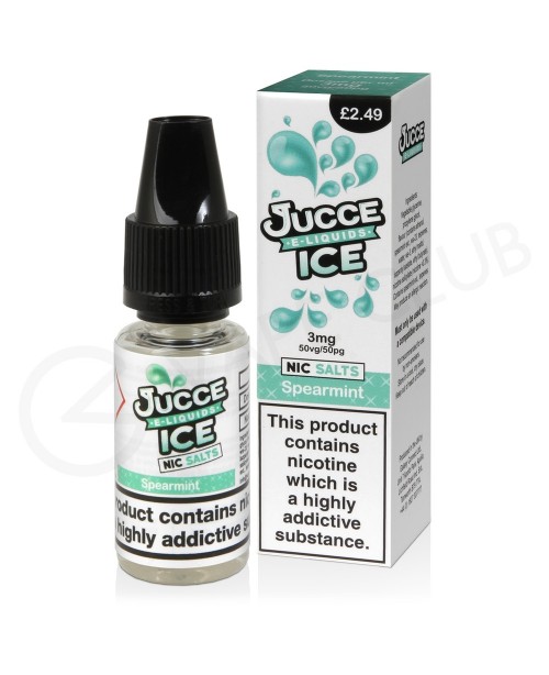 Spearmint Nic Salt E-Liquid by Jucce Ice