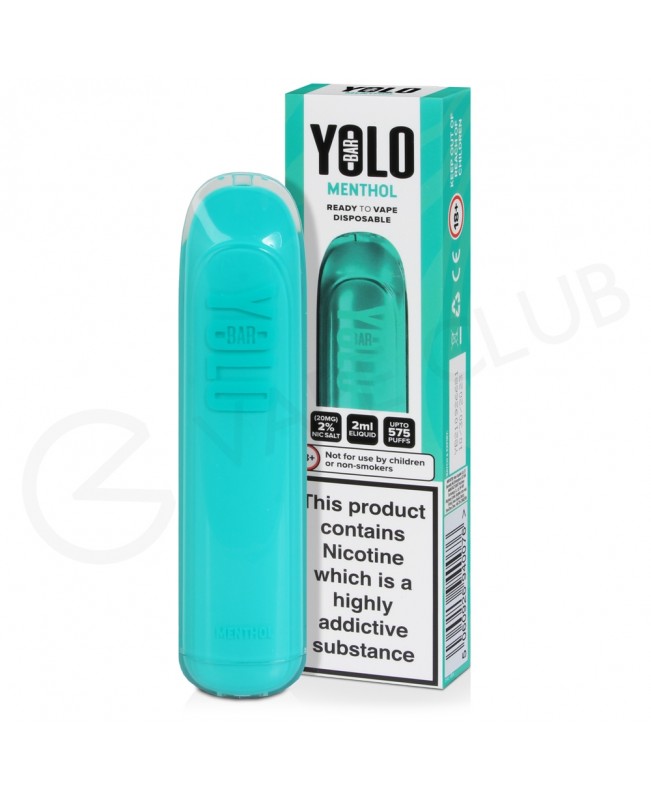 Menthol Yolo Bar Disposable Vape