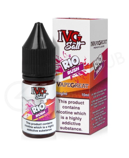 Rio Rush NIc Salt E-Liquid by IVG Drinks
