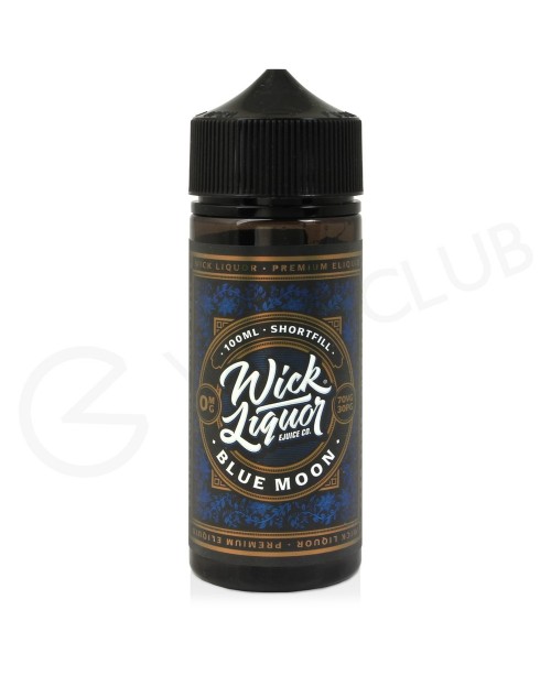Blue Moon Shortfill E-Liquid by Wick Liquor 100ml