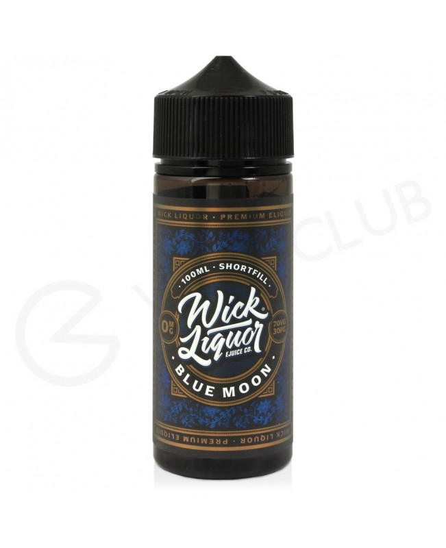 Blue Moon Shortfill E-Liquid by Wick Liquor 100ml