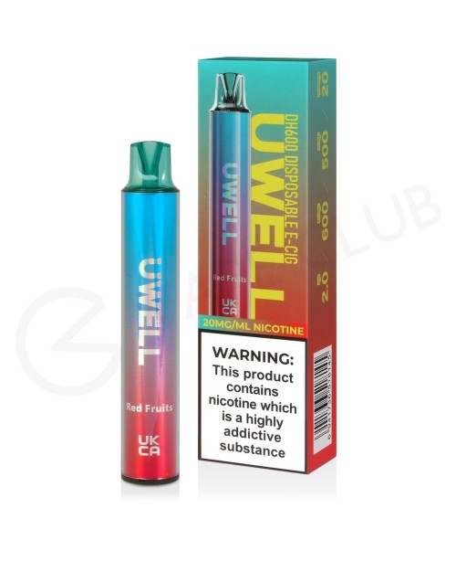 Red Fruits Uwell DH600 Disposable Vape