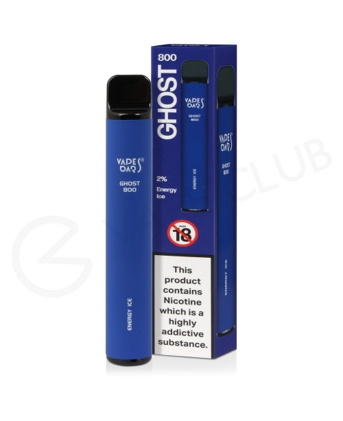 Energy Ice Vapes Bars Ghost 800 Disposable Vape