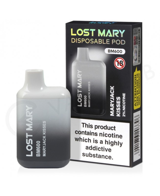 Maryjack Kisses Lost Mary BM600 Disposable Vape