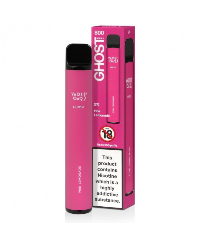 Pink Lemonade Vapes Bars Ghost 800 Disposable Vape